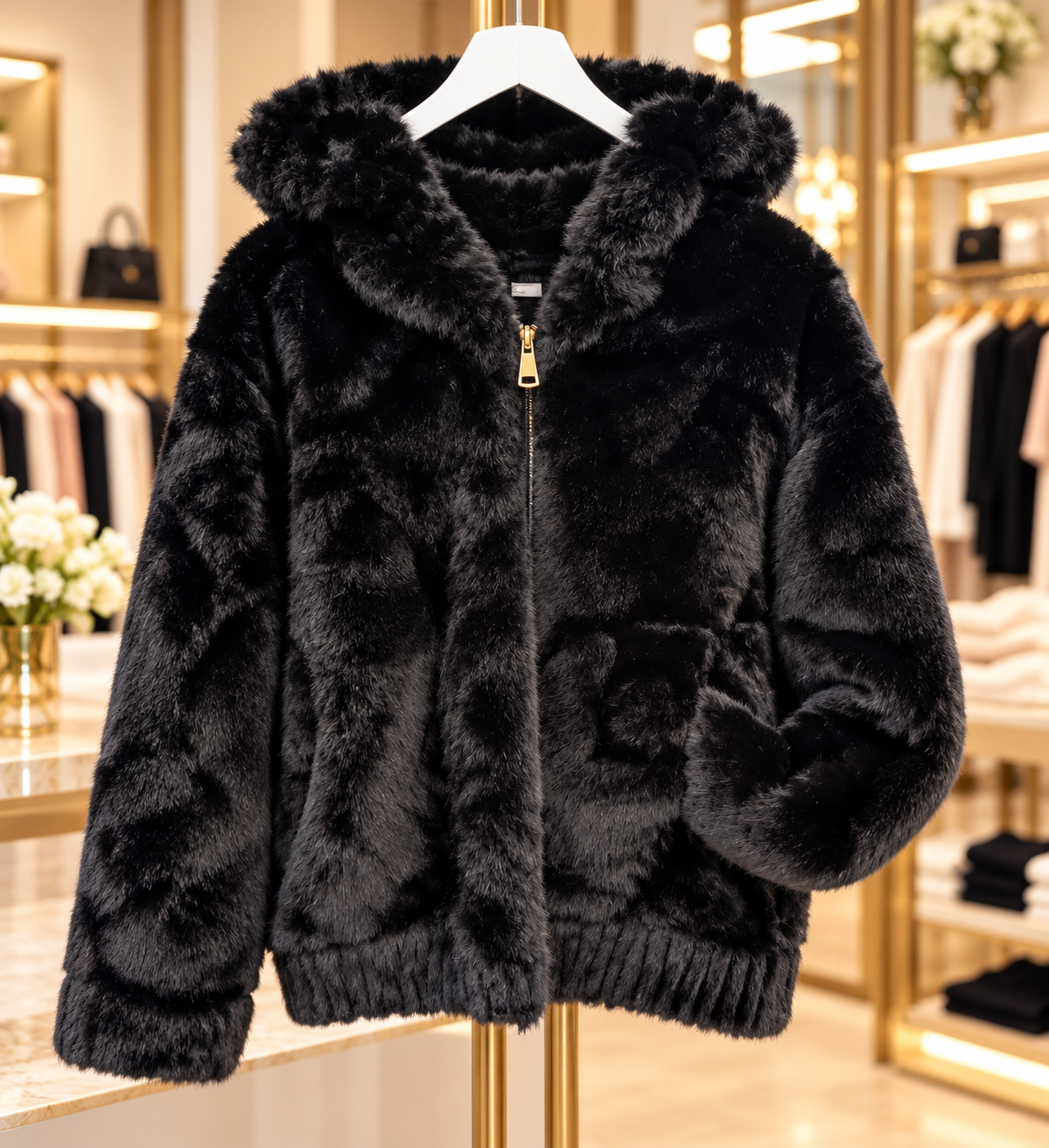 Chaqueta pelo corta